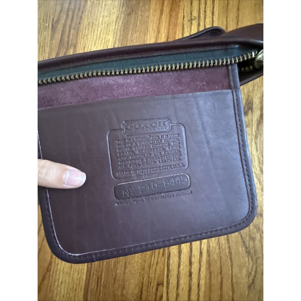 Coach Bonnie Cashin NYC 70's Saddle Brown 6445 Without Strap - Picture 14 of 15